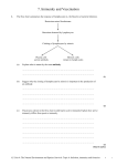 Immunity and Vaccination: biology homework revision question