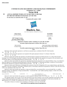 HASBRO INC (Form: 10-K, Received: 02/22/2012 16