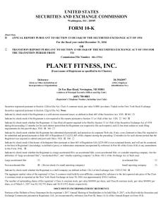 Planet Fitness, Inc. (Form: 10-K, Received: 03/06