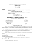 Form 10-Q - Vanguard Natural Resources LLC