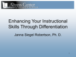 Differentiated Instruction