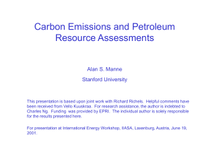 Carbon Emissions and Petroleum Resource