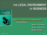 the legal environment of business