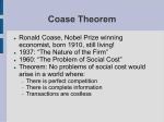 Coase Theorem - Warren C. Gibson
