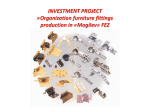 INVESTMENT PROJECT «Organization furniture fittings production