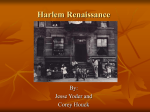 Harlem Renaissance - GSHonorsEnglish10