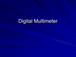 How to use a digital multimeter PowerPoint