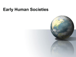 Early Human Societies
