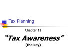 Tax Planning and Professionalism