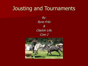 Jousting and Tournaments