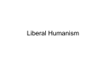 Liberal Humanism - Binus Repository