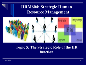 HRM604 Topic 5