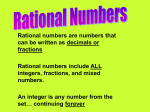 Rational Numbers