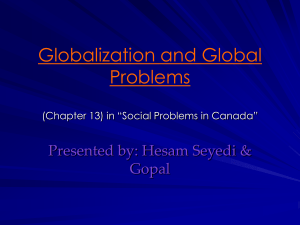 Globalization and Global Problems