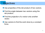 Finding the Angle Between Two vectors