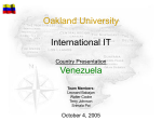 Venezuela - Oakland University