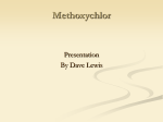 of the Methoxychlor Structure and Physical and Chemical Properties