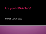 Are you HIPPA Safe?