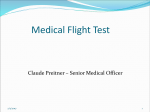 Medical Flight Test