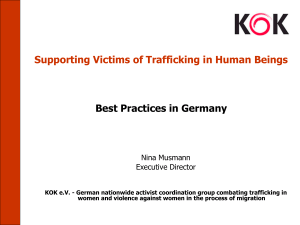 Support Victims of Human Trafficking