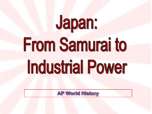 Japan Samurai to Industry