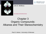 3. Organic Compounds: Alkanes and Cycloalkanes