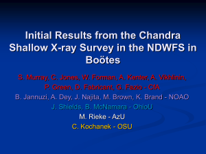 Initial Results from the Chandra Shallow X