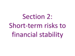 Section 2 – Short-term risks to financial stability
