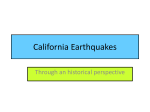 California earthquakes: 1933