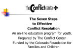 GLE Seven Steps to conflict resolution