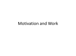 09 Motivation and Work