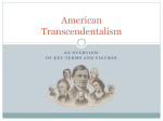 American Transcendentalism