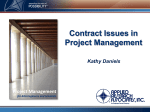 Contract Issues that Affect Project Management