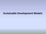 Models for Sustainable Development