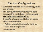 Electron Configurations