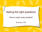 Asking the right questions - OISE-Senior-Math