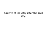 Industrial Expansion after the Civil War