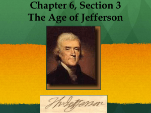 The Age of Jefferson