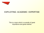 Exploiting academic expertise - Kapteyn Astronomical Institute