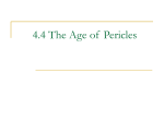 4.4 The Age of Pericles