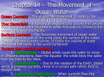 Chapter 14 – The Movement of Ocean Water