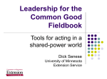 Tools for acting in a shared