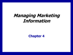 Steps in the Marketing Research Process