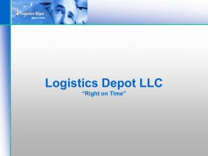 Logistics Depot LLC “Right on Time”