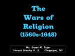 The Wars of Religion