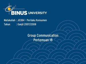 Group Communication Pertemuan 18