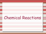 chemical reaction