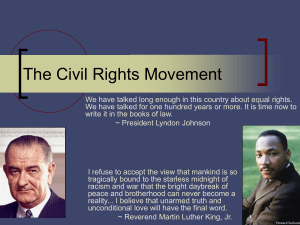Civil Rights Movement - Riverside Unified School District