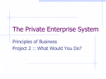 The Private Enterprise System