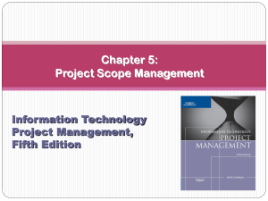 Project Scope Management